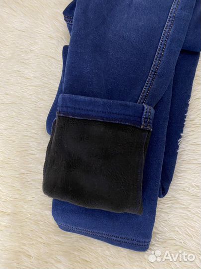 Джинсы утеплённые