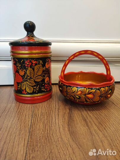 Посуда хохлома