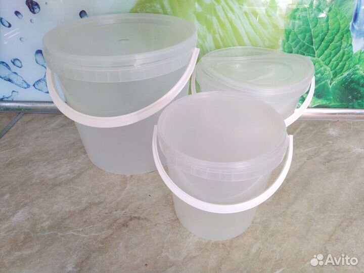 Набор вёдер 3, 5 и 10 л