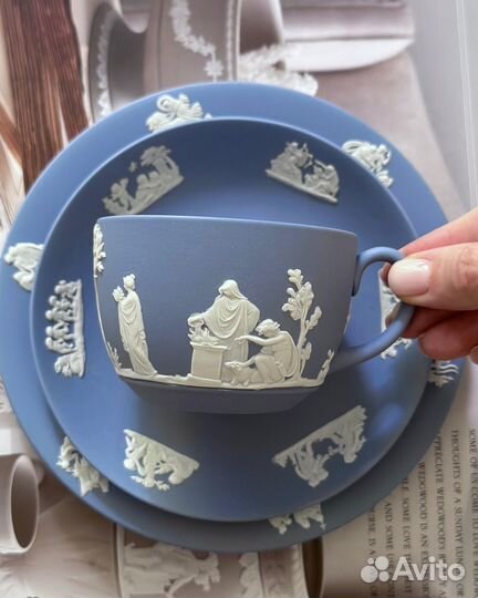 Wedgwood Jasper blue крупные предметы