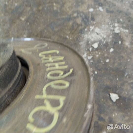 Диск тормозной перед Рено Сандеро 2