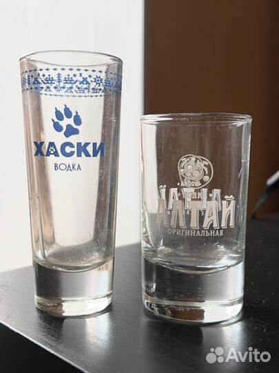 Стаканы коллекционные стопки стекло