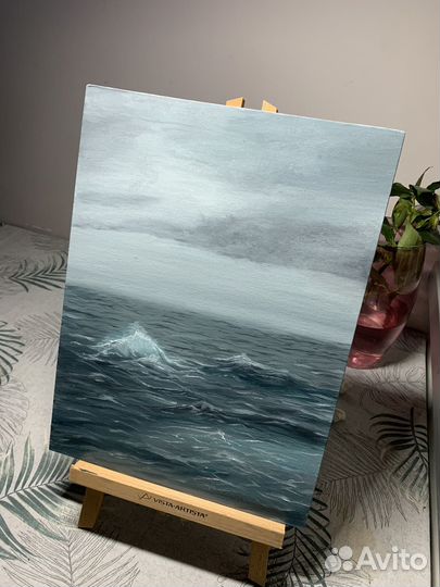 Картина маслом морской пейзаж