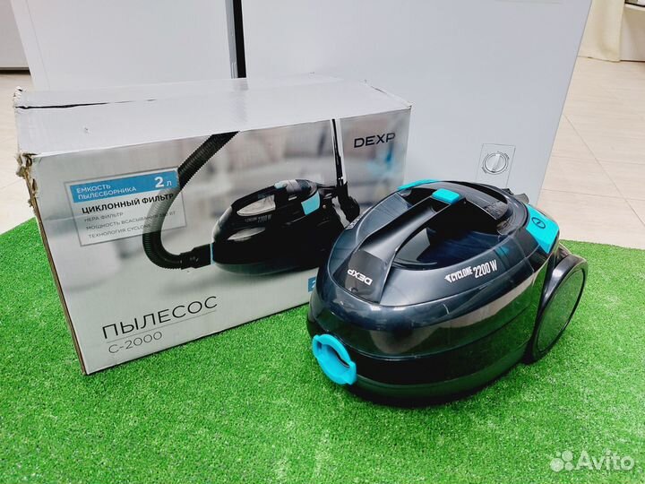 Мощный пылесос 2200Вт с контейнером