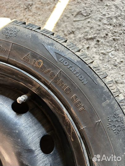 Комплект зимней резины с дисками 185 65 r15