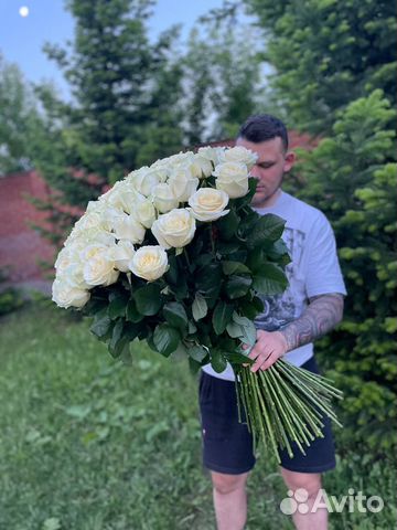 Розы с доставкой 51 шт