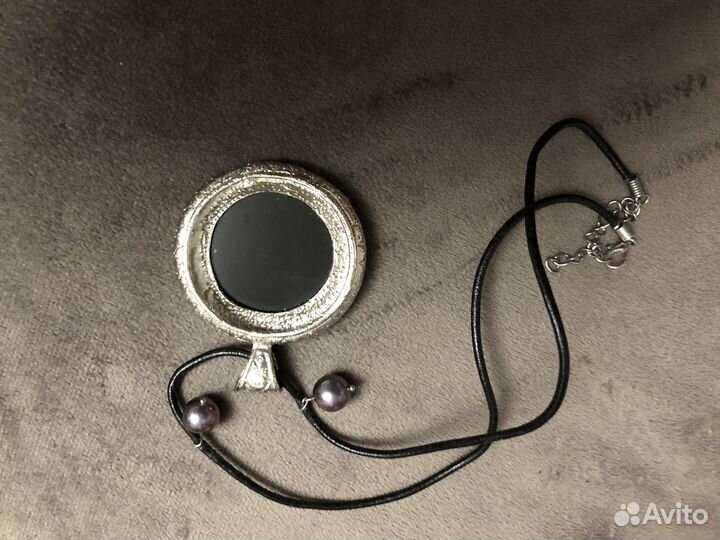 Подвеска с кулоном жемчуг, раковина, новое