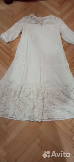 Платье летнее хлопок 46