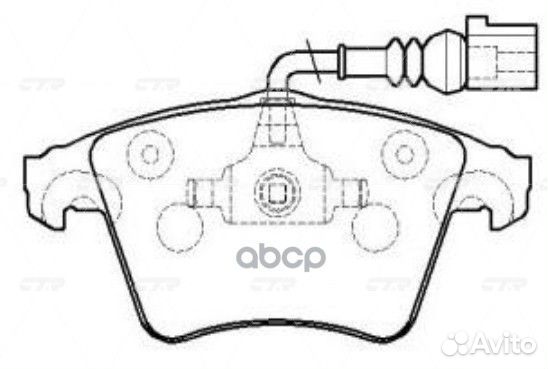 Колодки тормозные VW T5/multivan 2.0/3.2/1.9TDI