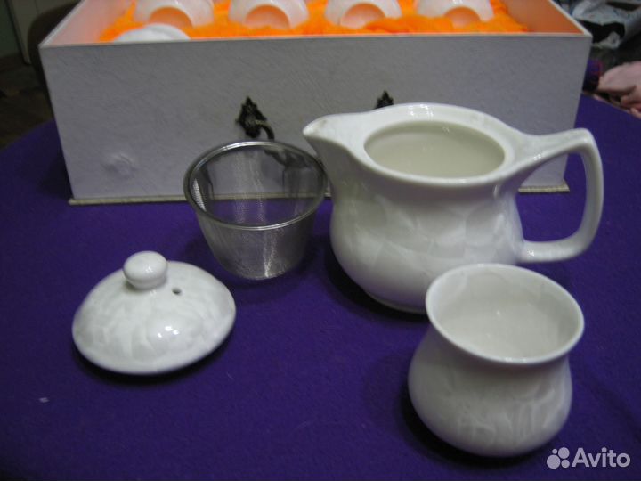 Набор чайный белый