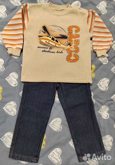 Толстовка для мальчика новая 98-104