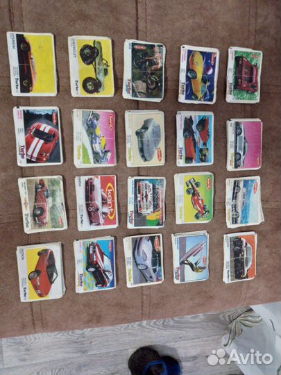 Вкладыши от жвачки турбо