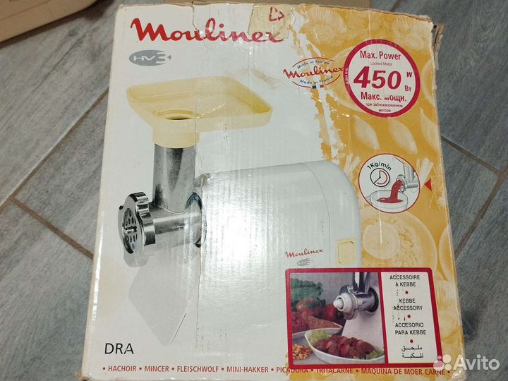Мясорубка moulinex hv3