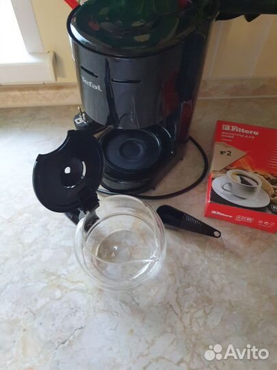 Кофеварка капельная tefal heliora cm321832