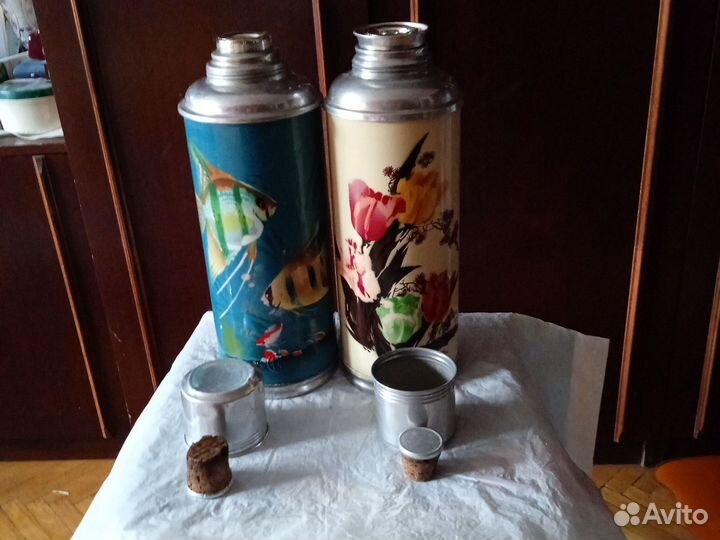 Термос китайский времен СССР в отличном состоянии