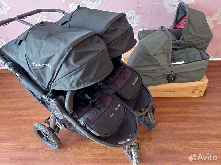 Люльки Bumbleride Indie Twin Dawn Grey