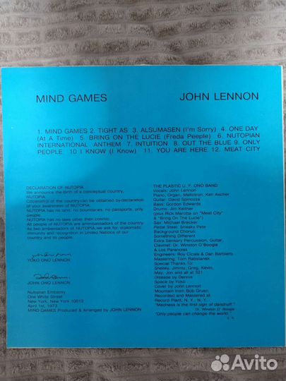John Lennon - Mind Games