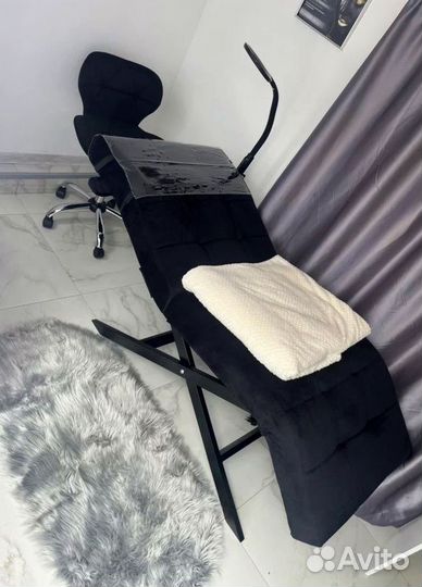 Кушетка анатомическая Квадрат с регулировками изголовья и ног