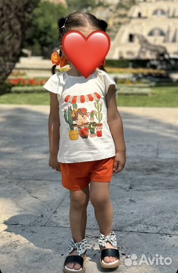Комплект летний на девочку 92 размер