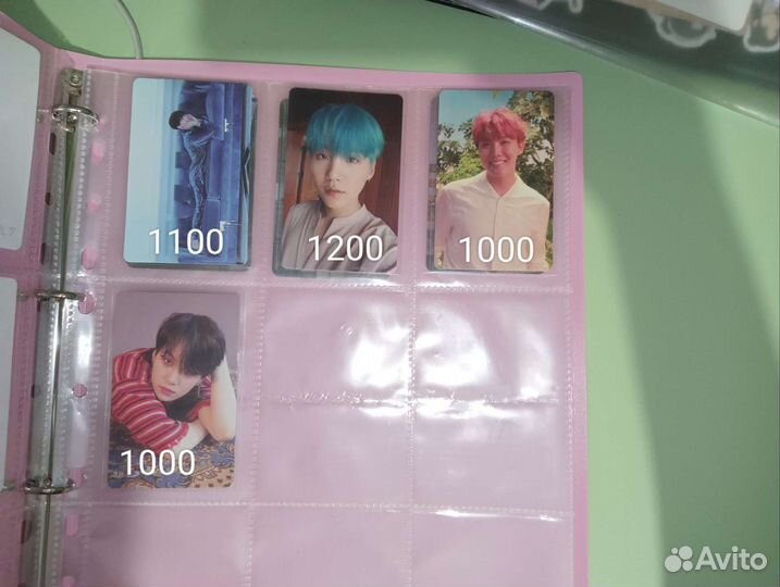 Официальные карты bts, stray kids