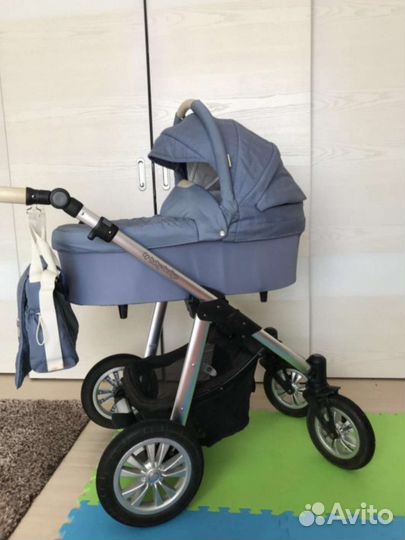 Коляска Baby Design Dotty Denim 2 в 1