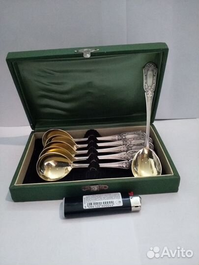 Чайные серебренные ложки, 875 пробы, СССР