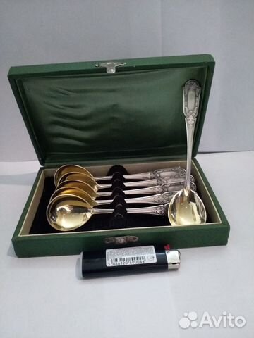 Чайные серебренные ложки, 875 пробы, СССР