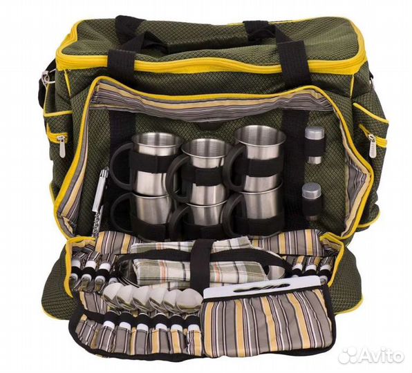 Набор посуды для пикника на 6 персон