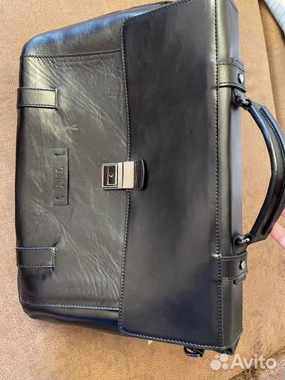 Мужской кожаный портфель новый / мужская сумка