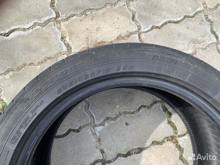 Dunlop SP Sport Maxx 050 DSST CTT 245/45 R18 и 275/40 R18 96W