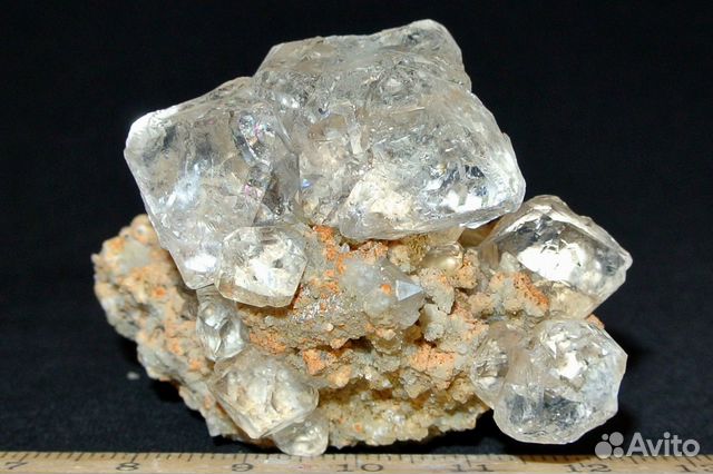 Оптический флюорит,кварц,сидерит,кальцит.Лот №1067