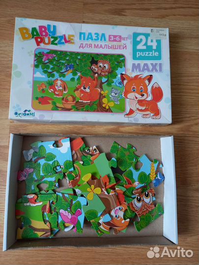 Музыкальная книга Буратино и пазлы