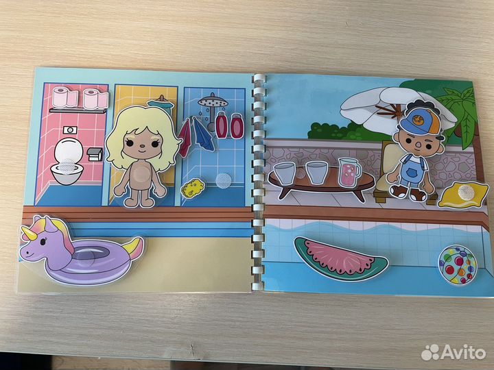 Игры на липучках Тока Бока Море