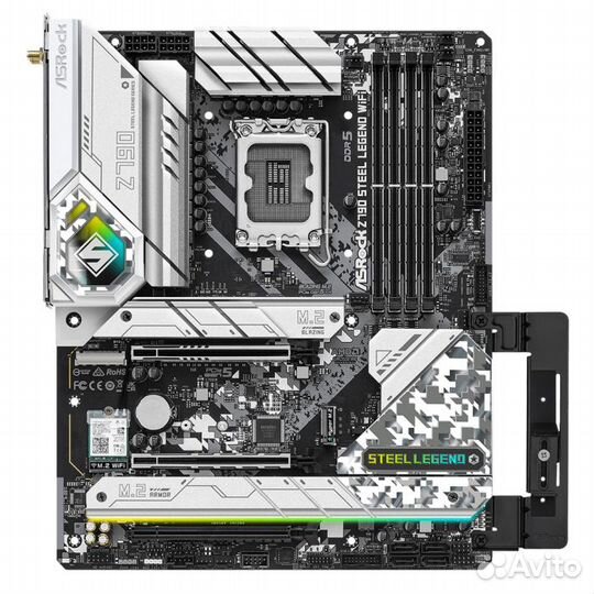 Z790 steel legend wifi, Socket 1700, IntelZ790, 4x