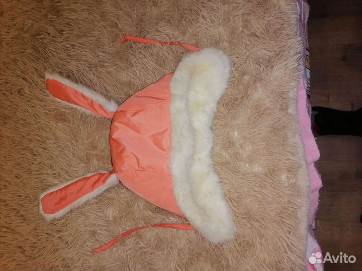 Шапка зимняя для девочки новая 50