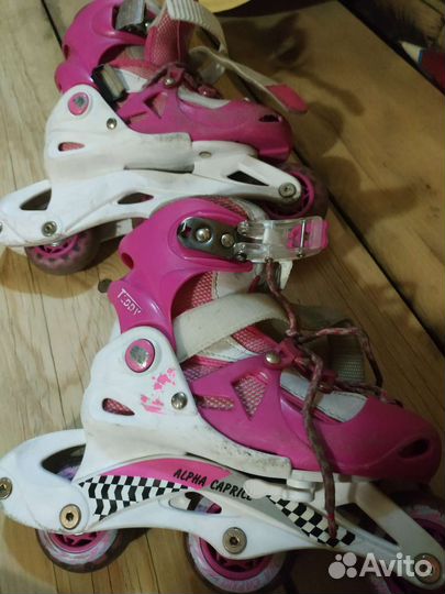 Роликовые коньки детские раздвижные