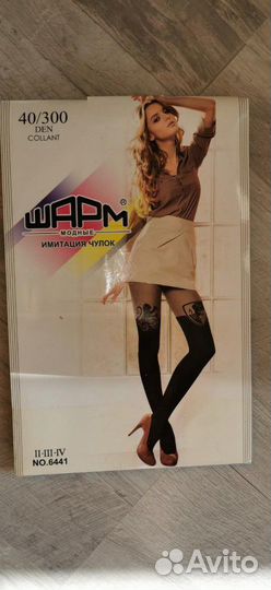 Колготки с узором