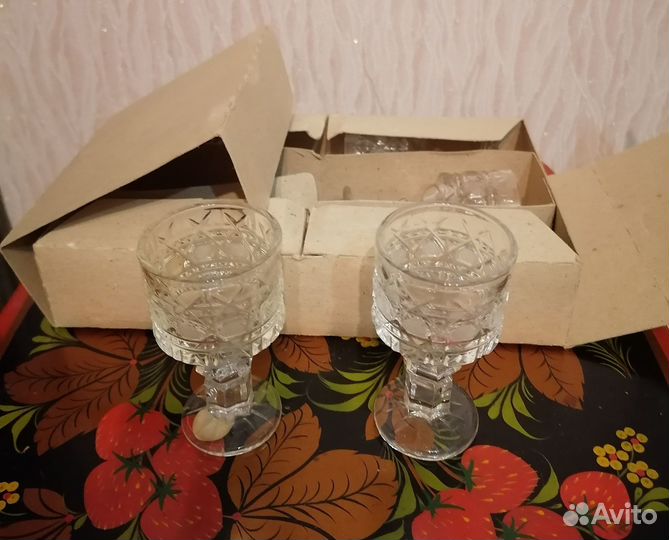 Фужеры и стопки хрусталь СССР