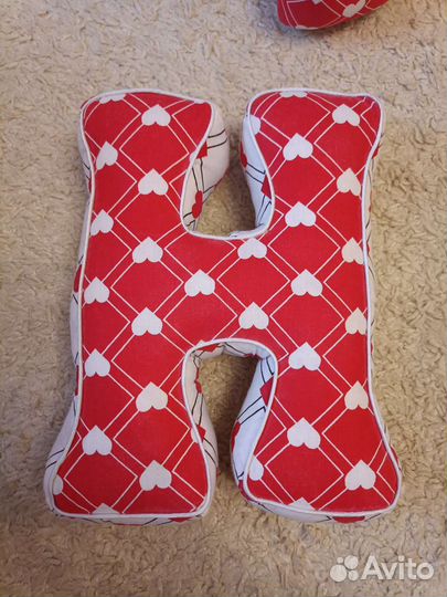 Буквы подушки