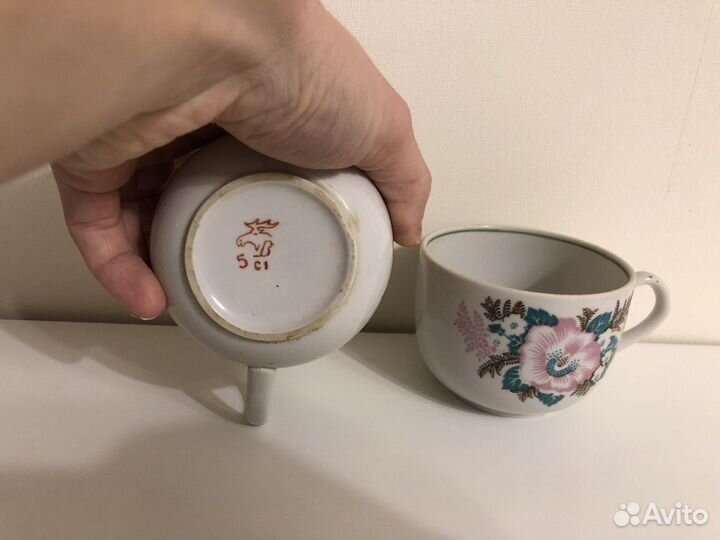 Чашка и чайные пары СССР
