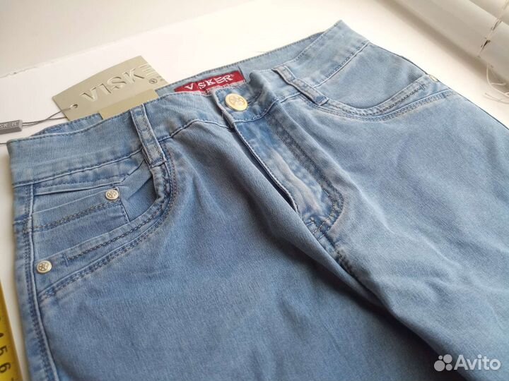 Женские джинсовые шорты бриджи 44 W28 размер