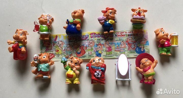 Kinder Surprise Игрушки Киндеры 90-х Полные Серии