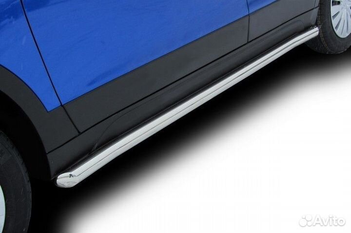 Защита порогов Suzuki SX4 (2014)