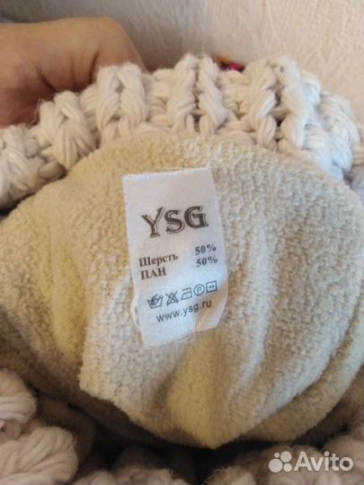 Комплект шапка и снуд