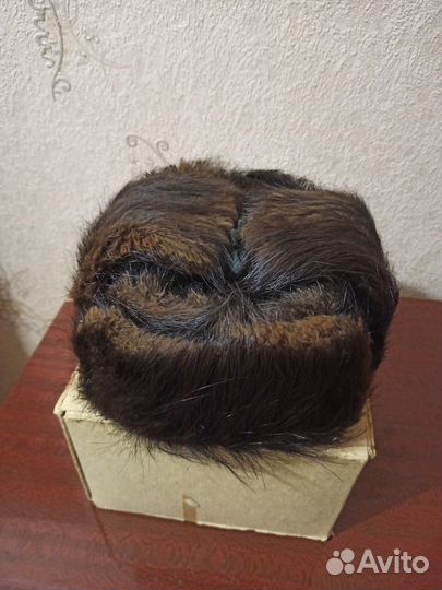 Шапка ушанка мужская