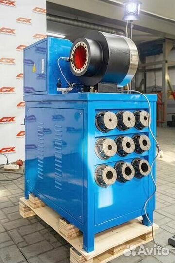 Обжимной и окорочный комбо станок для рвд. Арт.KS