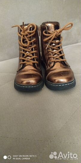 Ботинки демисезонные для девочки 28 размер