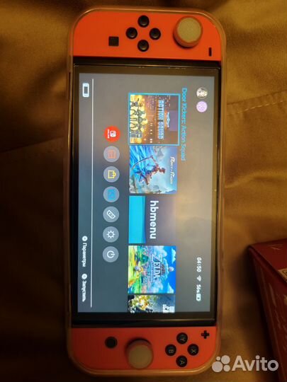 Nintendo switch oled 128gb прошитая