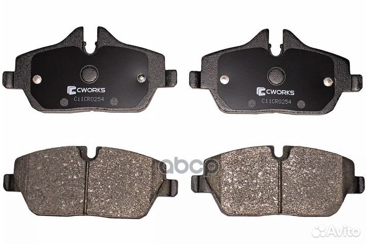 Тормозные колодки передние, Low Metallic C11CR0