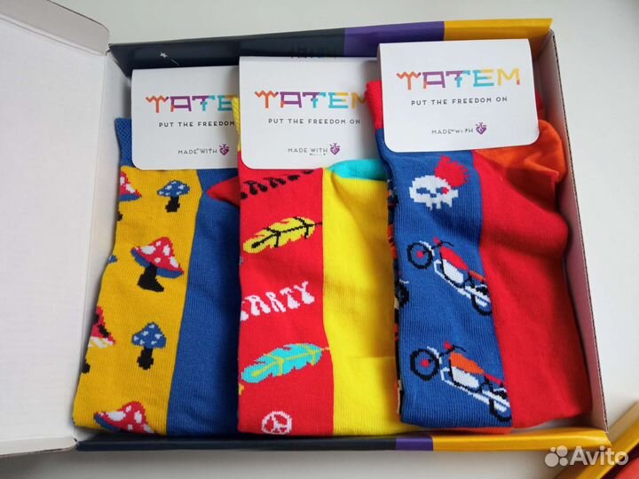 Носки набор 3 шт Tatem в подарочной коробке